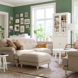 ESSEBODA Footstool, Knäbäck/light beige birch