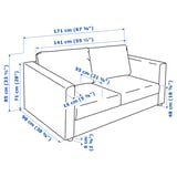 FINNALA 2-seat sofa, Gunnared beige
