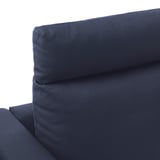 FINNALA Corner sofa, 4-seat, with open end with headrests/Orrsta black-blue