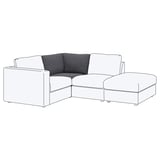 FINNALA Cover for corner section, Gunnared medium grey