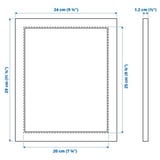 FISKBO Frame, black, 20x25 cm