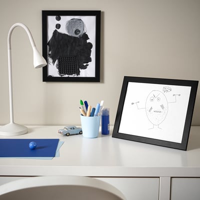 FISKBO Frame, black, 20x25 cm