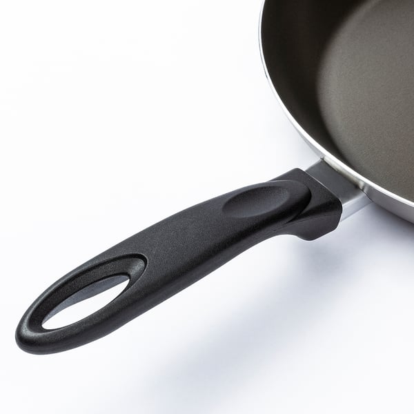 FJÄRSING Frying pan, grey, 28 cm