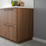 FÖRBÄTTRA Cover panel, brown walnut effect, 39.1x79.2 cm