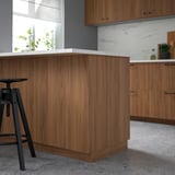 FÖRBÄTTRA Cover panel, brown walnut effect, 39.1x79.2 cm