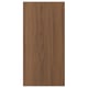 Option: FÖRBÄTTRA Cover panel, brown walnut effect, 39.1x79.2 cm