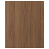 FÖRBÄTTRA Cover panel, brown walnut effect, 62.5x76.2 cm