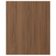 FÖRBÄTTRA Cover panel, brown walnut effect, 62.5x76.2 cm