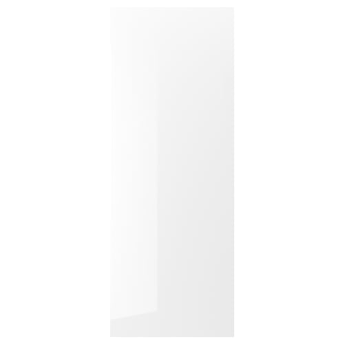 FÖRBÄTTRA cabinet, glossy white, plastic foil, rectangular.