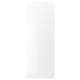 FÖRBÄTTRA Cover panel, high-gloss white, 91x244 cm