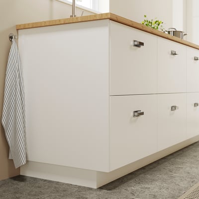 FÖRBÄTTRA Cover panel, white, 39x229 cm