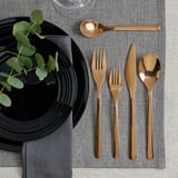 FÖRNUFT 20-piece cutlery set, rose-gold colour