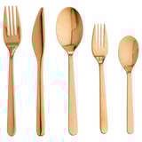 FÖRNUFT 20-piece cutlery set, rose-gold colour