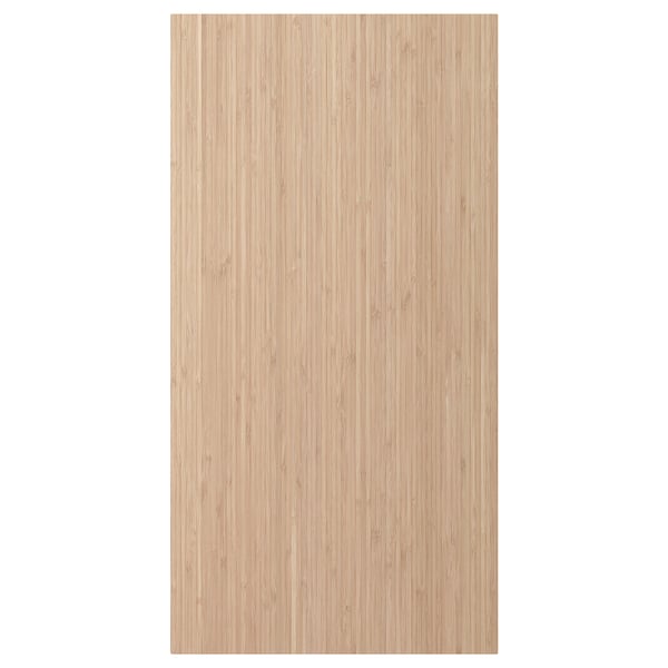 FRÖJERED Cover panel, light bamboo, 39x76 cm