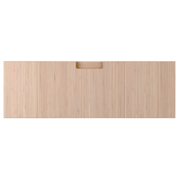 FRÖJERED Drawer front, light bamboo, 76x25 cm