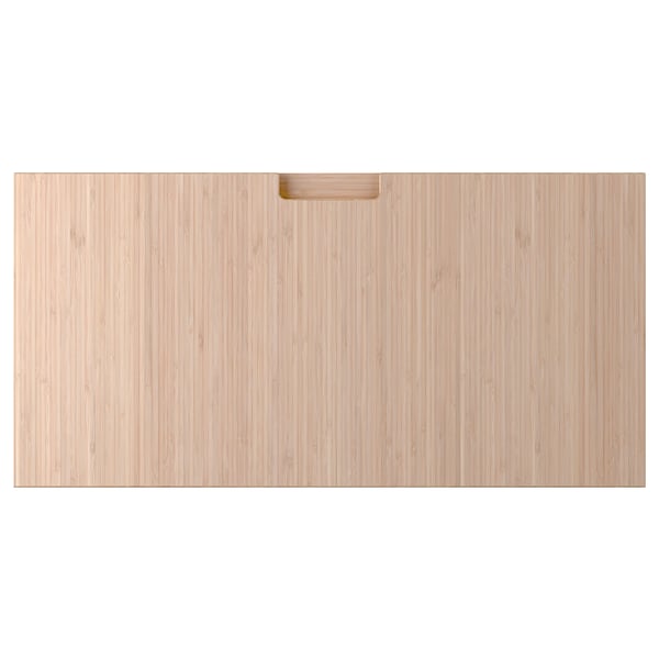 FRÖJERED Drawer front, light bamboo, 76x38 cm