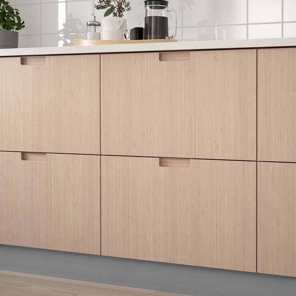FRÖJERED Drawer front, light bamboo, 61x38 cm