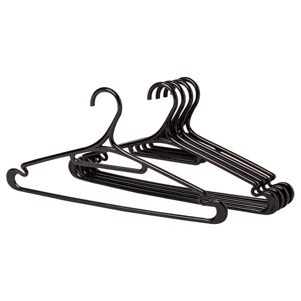 FRÖKONTROLL Hanger, in/outdoor, black/high-gloss