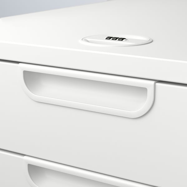 GALANT Drawer unit with drop-file storage, white, 45x55 cm