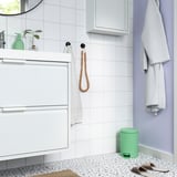 GANSJÖN Waste bin, light green, 3 l