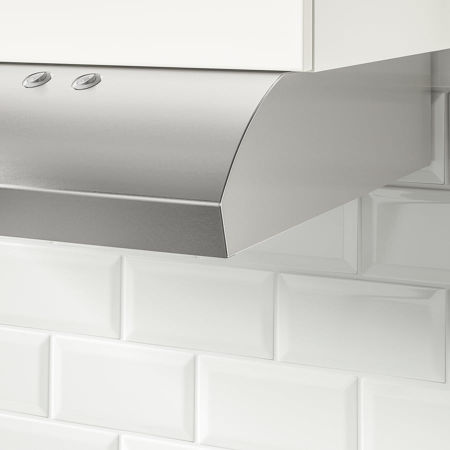 GENOMDRIVA under extractor hood, stainless steel IKEA