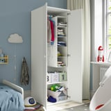 GODISHUS Wardrobe, white, 60x54x178 cm