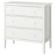 GULLABERG Chest of 3 drawers, white/anchor/unlock-function, 99x48x100 cm
