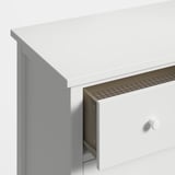GULLABERG Chest of 3 drawers, white/anchor/unlock-function, 99x48x100 cm