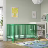 GULLIVER Cot, green, 70x132 cm