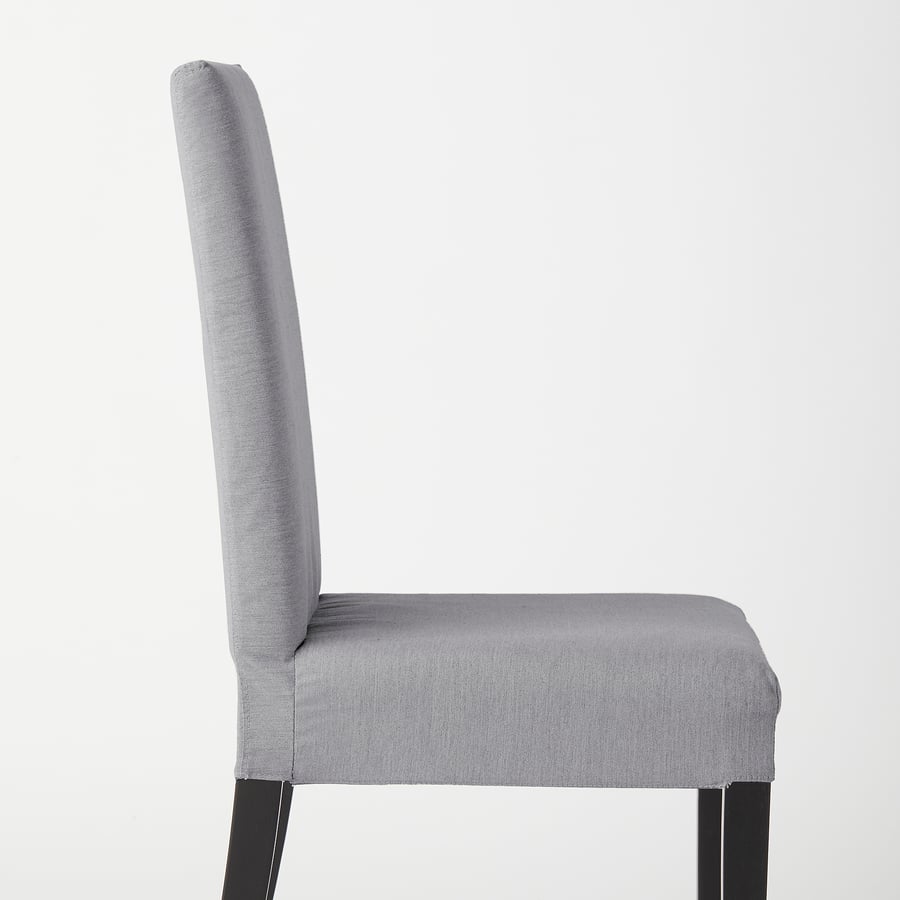 HARRY Chair, black/Knisa light grey IKEA