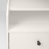 HAUGA Chest of 2 drawers, white, 50x46x68 cm