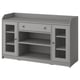 HAUGA Sideboard, grey, 140x46x84 cm