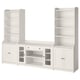 HAUGA Storage combination, white, 279x46x199 cm