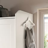 HAUGA Storage combination with drawers, white, 188x55x199 cm