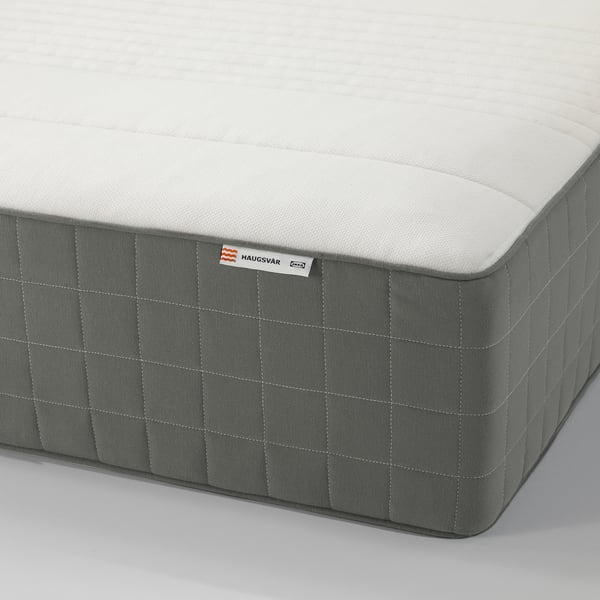 Haugsvar Hybrid Mattress Firm Dark Grey King Ikea