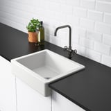 HAVSEN Sink bowl w visible front, white, 63x48 cm