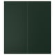 HAVSTORP 2-p door f corner base cabinet set, deep green, 33x76 cm