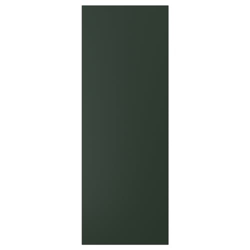 Dark green HAVSTORP kitchen cabinet panel, smooth, rectangular, modern design.
