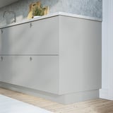 HAVSTORP Cover panel, light grey, 63x203 cm
