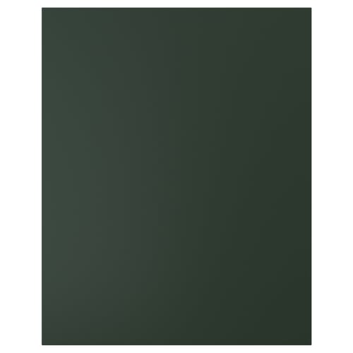 HAVSTORP door, deep green. Modern, rectangular, smooth finish.