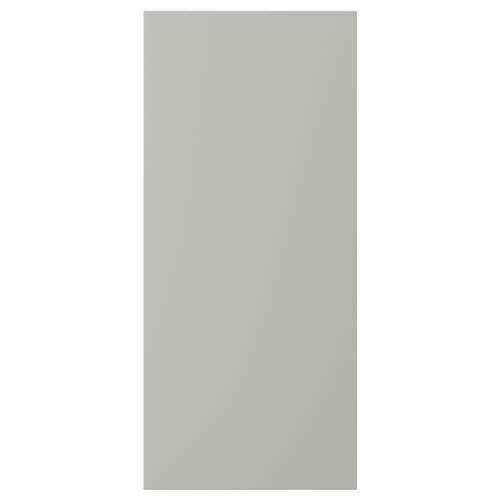 HAVSTORP light grey kitchen cabinet door, rectangular, smooth surface.