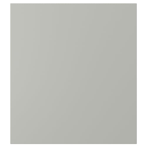 Grey square object, HAVSTORP product, light grey finish, smooth surface, clean lines, 25 year guarantee.
