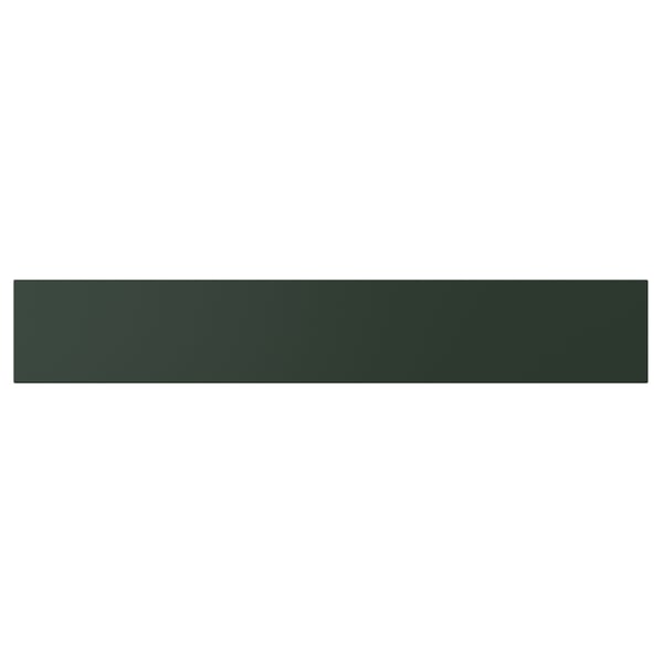 HAVSTORP Drawer front, deep green, 76x13 cm