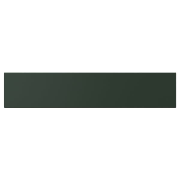 HAVSTORP Drawer front, deep green, 61x13 cm