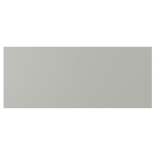 HAVSTORP: light grey kitchen cabinet, smooth, rectangular.