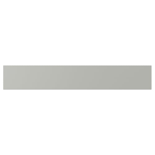 Light grey HAVSTORP kitchen cabinet panels, rectangular with sleek design.