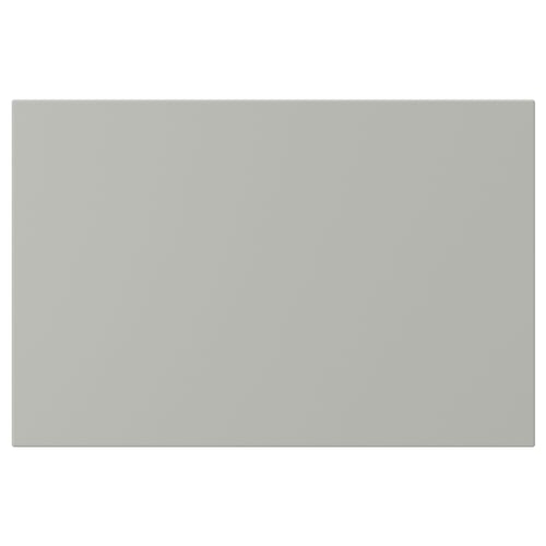 Light grey HAVSTORP kitchen cabinet front, rectangular with smooth surface.