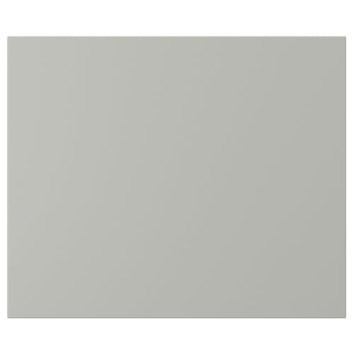 HAVSTORP light grey smooth kitchen cabinet, rectangular.