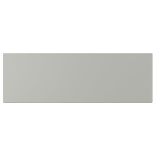 HAVSTORP kitchen cabinet - light grey, smooth surface, rectangular.