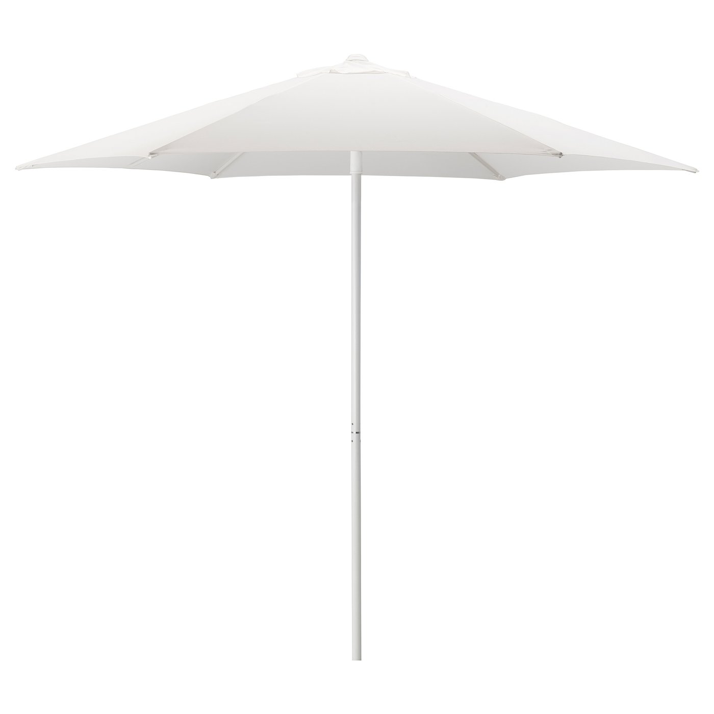 white parasol